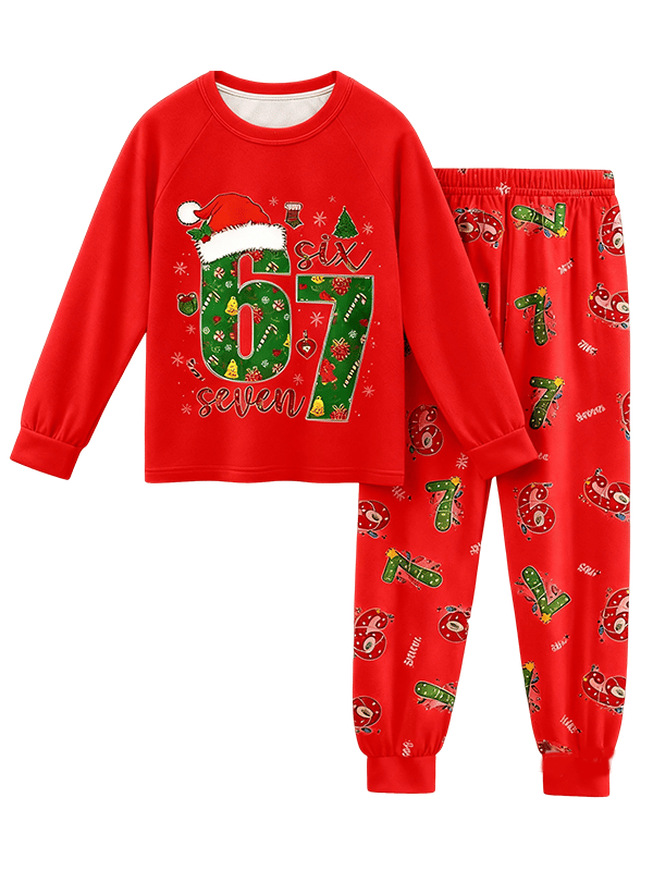 🎄2025 Christmas Sales🎅#67 Christmas Kids Pajama Set