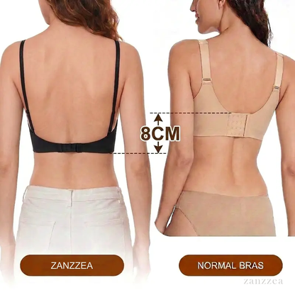 💞Deep V Low Back Backless Bra for A/B Cup - Seamless Invisible Bra