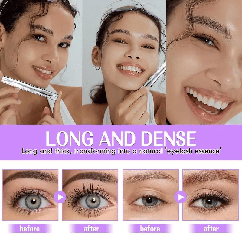 🎁Last Day - BUY 1 GET 1 FREE✨Eyelash Primer,Tubular Eyelash Primer,WaterproofLong Curling Mascara,Natural And Non-Smudged