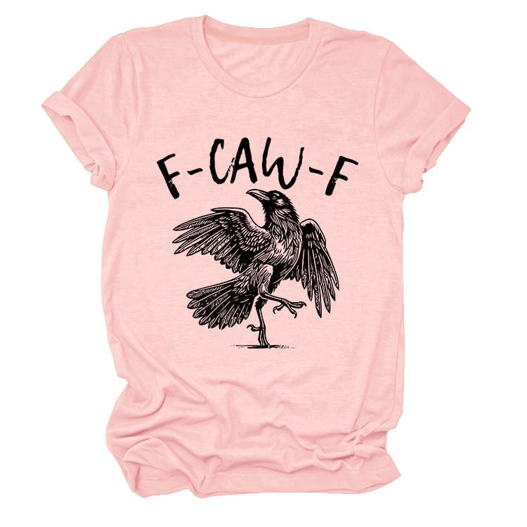 Humorous Crow Graphic T-Shirt – Say It With a Caw!