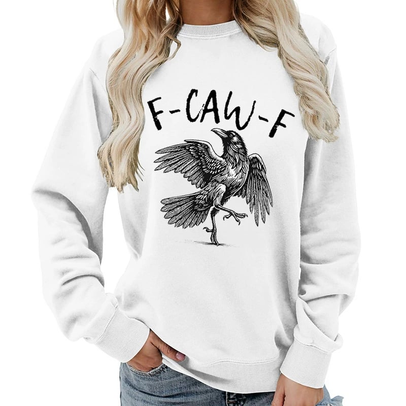 Humorous Crow Graphic T-Shirt – Say It With a Caw!