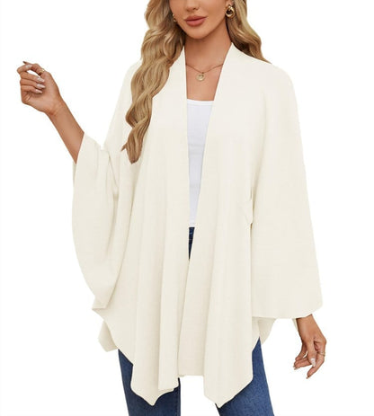 🏆No. 1 Seller In The Fall💥🔥Elegant Solid Color Cape Shawl