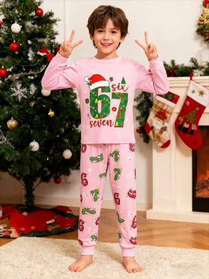 🎄2025 Christmas Sales🎅#67 Christmas Kids Pajama Set