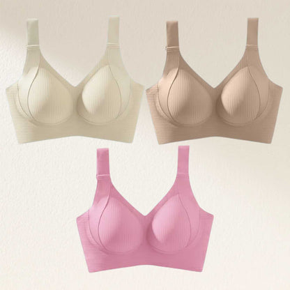 🎁Last Day Buy 1 Get 3 Packs🔥Super Firming Wire-Free Push Up Bra All-Day Comfort No More Sagging (3-Pack Value Set)