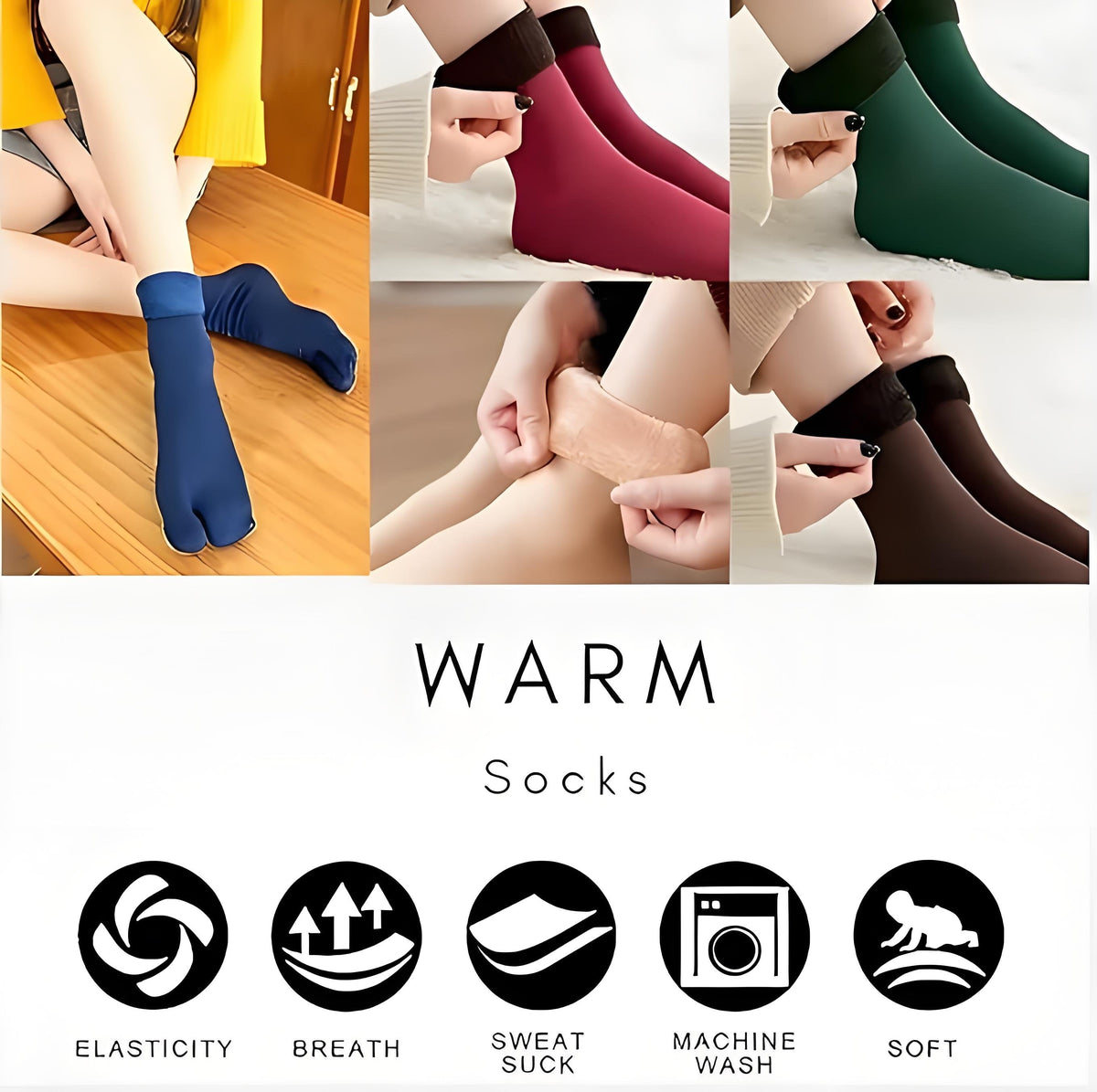 🔥Super Plush & Thermal Socks | Your cuddly companions for winter
